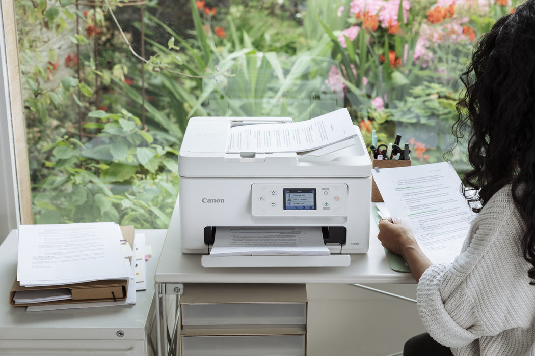 Canon PIXMA TS7750i, Inkjet, Colour printing, 1200 x 1200 DPI, Colour copying, A4, White