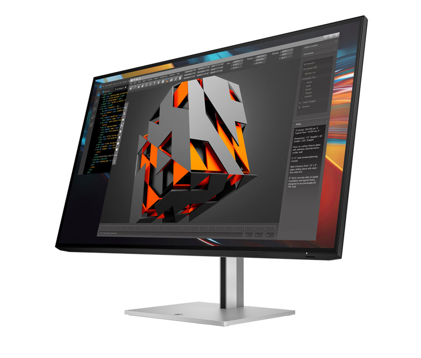 HP Series 7 Pro 31.5 inch 4K Thunderbolt 4 Monitor - 732pk, 80 cm (31.5"), 3840 x 2160 pixels, 4K Ultra HD, LCD, 5 ms, Black, Silver