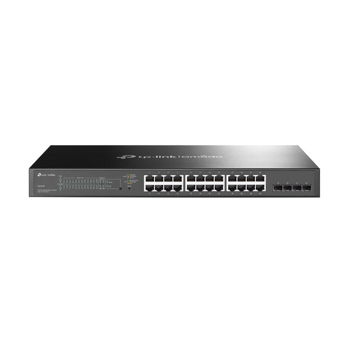 TP-Link Omada 28-Port Gigabit Smart Switch with 24-Port PoE+, Managed, L2/L2+, Gigabit Ethernet (10/100/1000), Power over Ethernet (PoE), Rack mounting, 1U