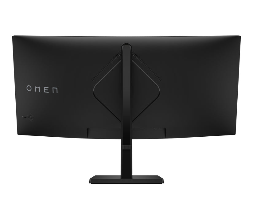 OMEN by HP OMEN by 34 inch WQHD 165Hz Curved Gaming Monitor - OMEN 34c, 86.4 cm (34"), 3440 x 1440 pixels, Wide Quad HD, LCD, 1 ms, Black