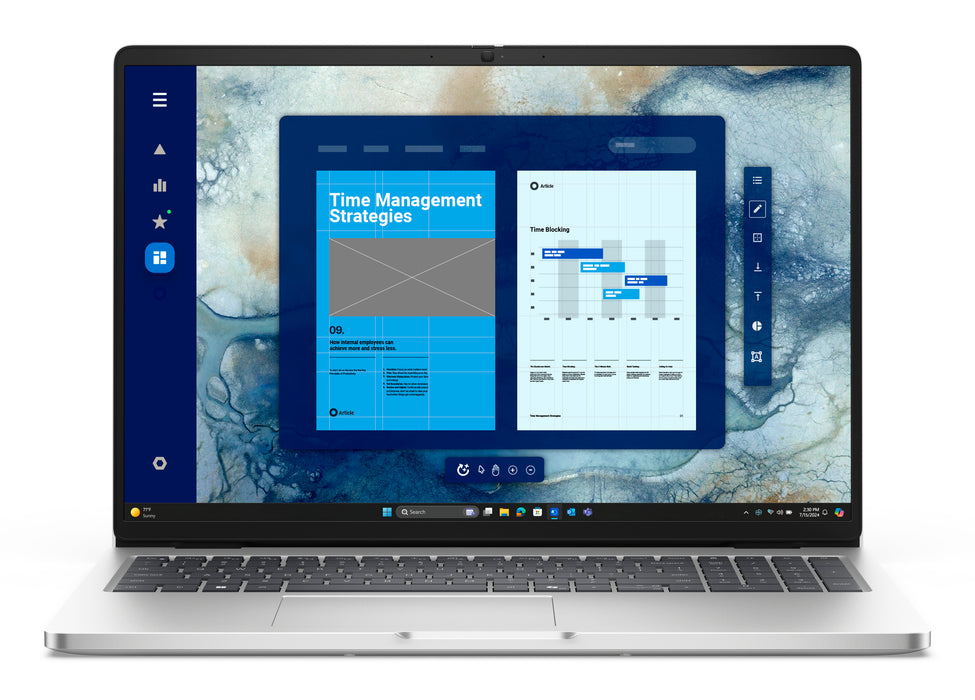 DELL Pro 16 PC16250, Intel Core Ultra 7, 40.6 cm (16"), 1920 x 1200 pixels, 16 GB, 512 GB, Windows 11 Pro