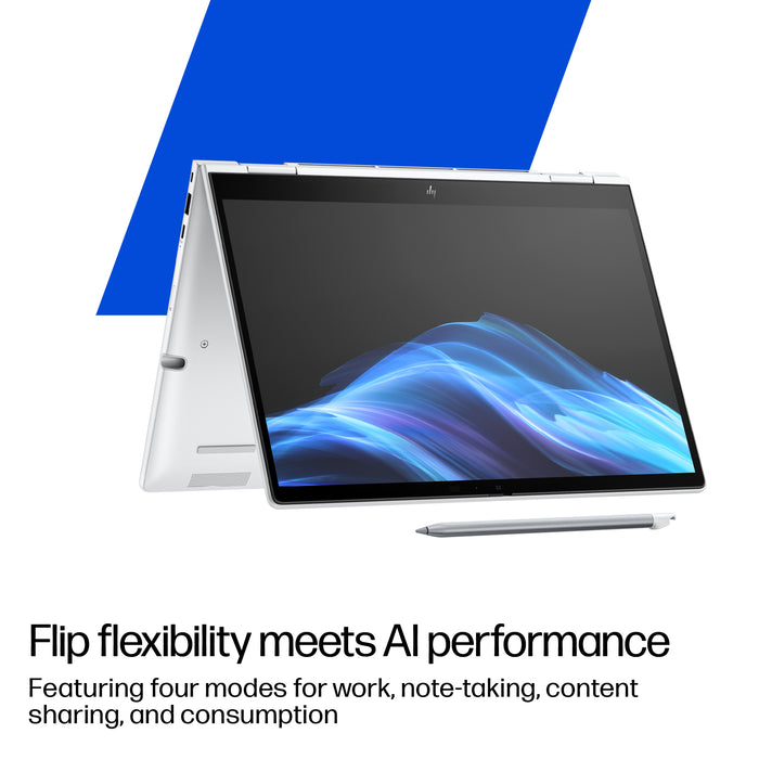 HP EliteBook 8 Flip G1i AI PC, Intel Core Ultra 5, 33.8 cm (13.3"), 1920 x 1200 pixels, 16 GB, 256 GB, Windows 11 Pro