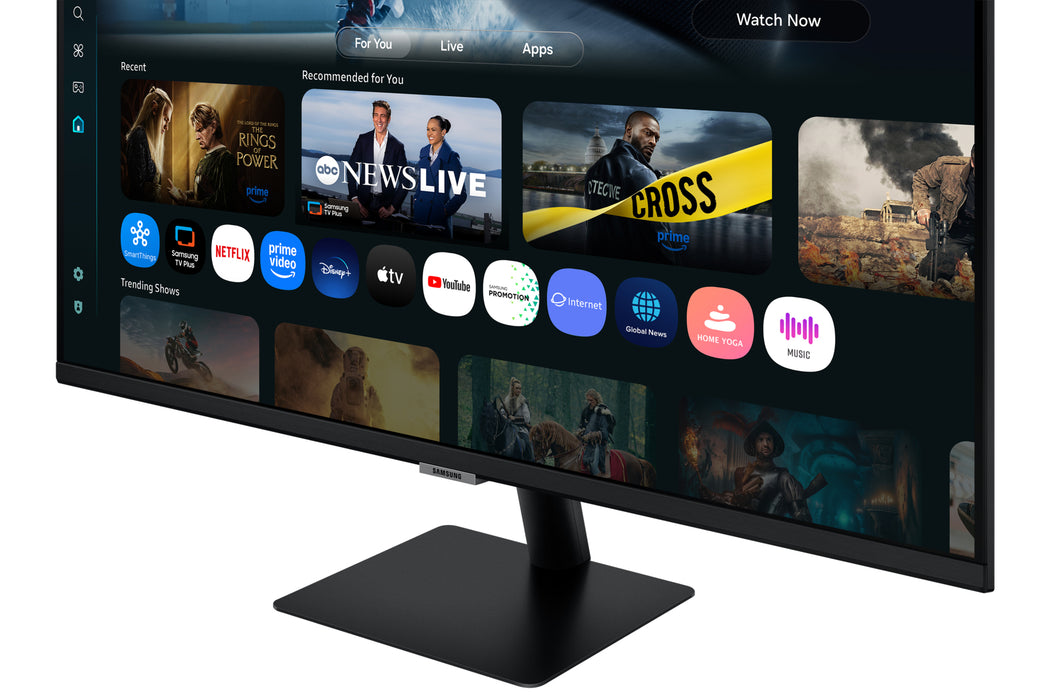 Samsung 32" Smart Monitor M70F UHD, 81.3 cm (32"), 3840 x 2160 pixels, 4K Ultra HD, LED, 4 ms, Black