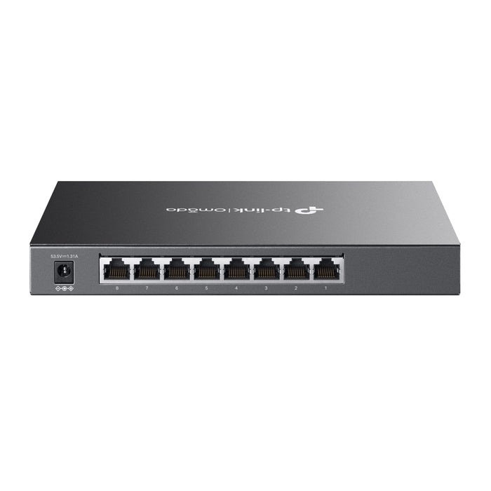 TP-Link Omada 8-Port Gigabit Smart Switch with 4-Port PoE+, Managed, L2/L2+, Gigabit Ethernet (10/100/1000), Power over Ethernet (PoE), Rack mounting