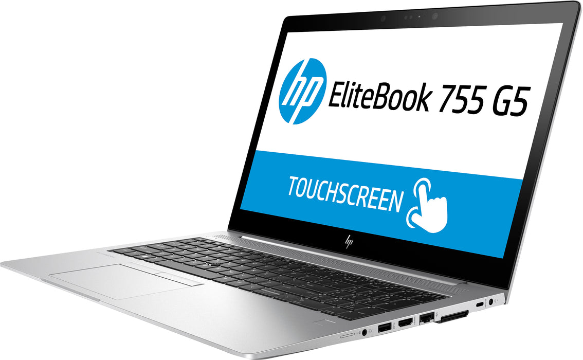 HP EliteBook 755 G5, AMD Ryzen™ 7 PRO, 2.2 GHz, 39.6 cm (15.6"), 1920 x 1080 pixels, 16 GB, 512 GB