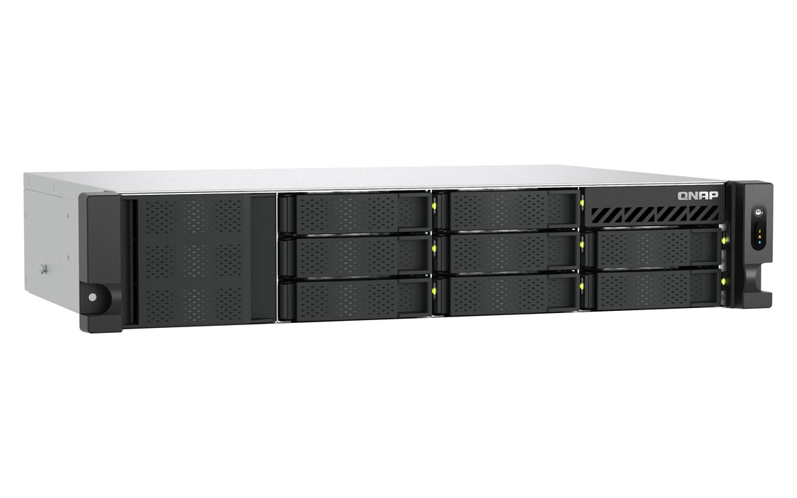 QNAP TS-855EU-8G, NAS, Rack (2U), Intel Atom®, C5125, 8 GB, DDR4