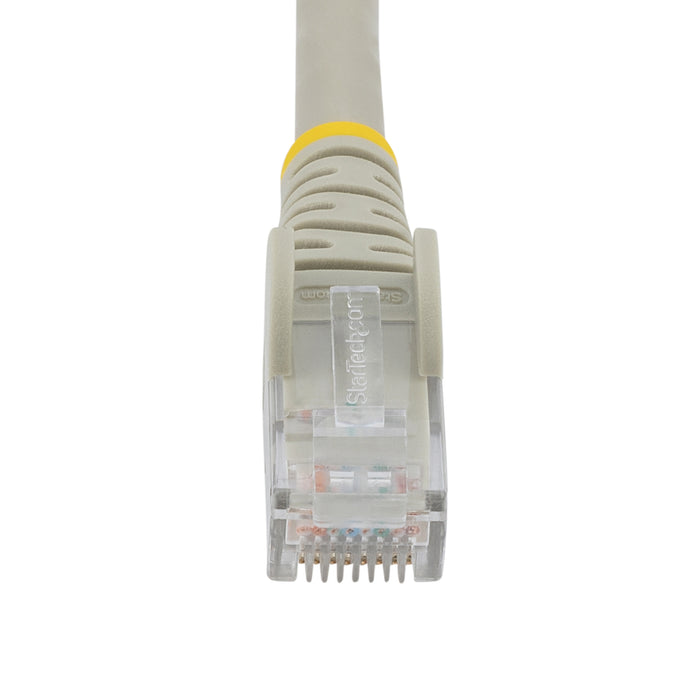 StarTech.com 5m CAT6 Ethernet Cable - LSZH (Low Smoke Zero Halogen) - 10 Gigabit 250Mhz 100W PoE RJ45 10GbE UTP Network Patch Cord Snagless with Strain Relief - Grey, CAT 6, ETL Verified, 24AWG, 5 m, Cat6, U/UTP (UTP), RJ-45, RJ-45, Grey