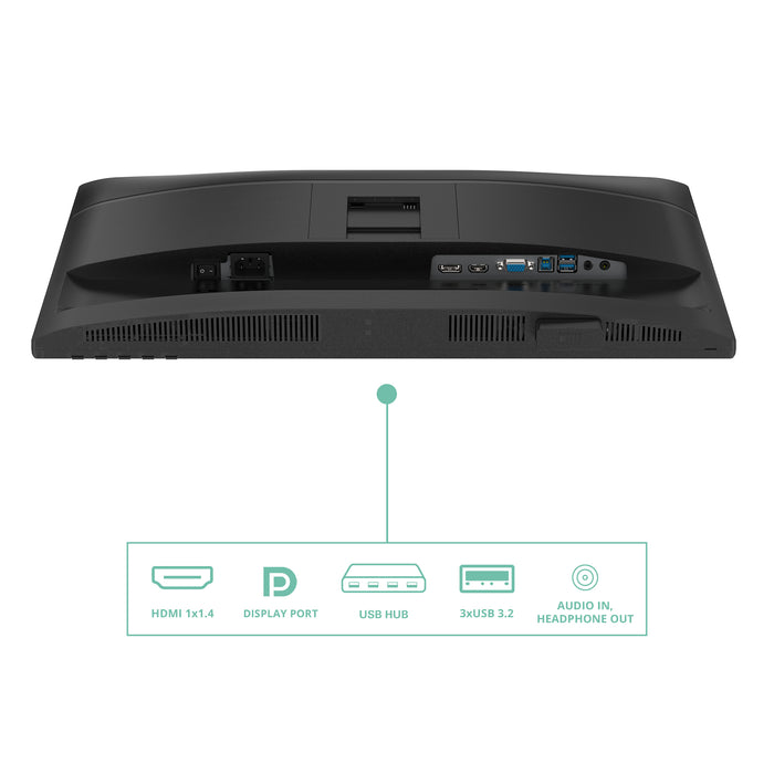 AOC 24P4U, 60.5 cm (23.8"), 1920 x 1080 pixels, Full HD, 4 ms, Black
