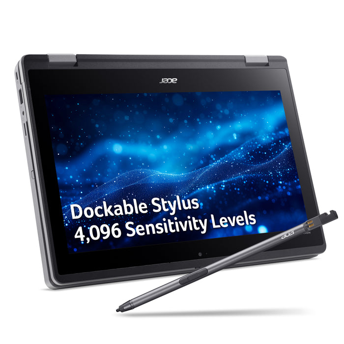 Acer TravelMate Spin B3 B3 Spin TMB311RN-33-TCO 11.6" Touchscreen N200 8GB 256GB Win11 Pro Education 2 in 1 Notebook, Intel® N, 29.5 cm (11.6"), 1920 x 1080 pixels, 8 GB, 256 GB, Windows 11 Pro