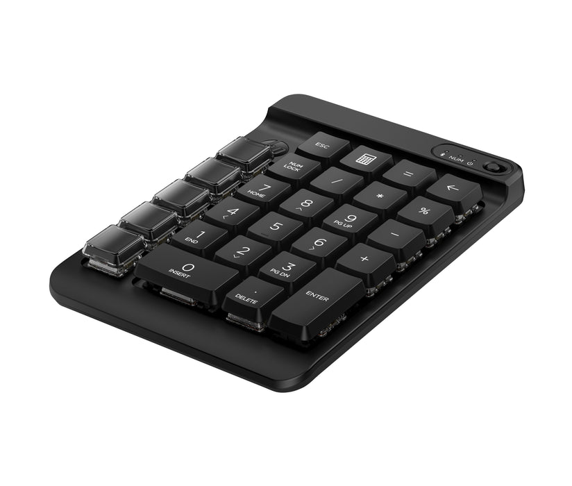 HP 430 Programmable Wireless Keypad, Wireless, Bluetooth, Black