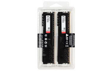 Kingston Technology FURY Beast 64GB 3600MT/s DDR4 CL18 DIMM (Kit of 2) Black, 64 GB, 2 x 32 GB, DDR4, 288-pin DIMM