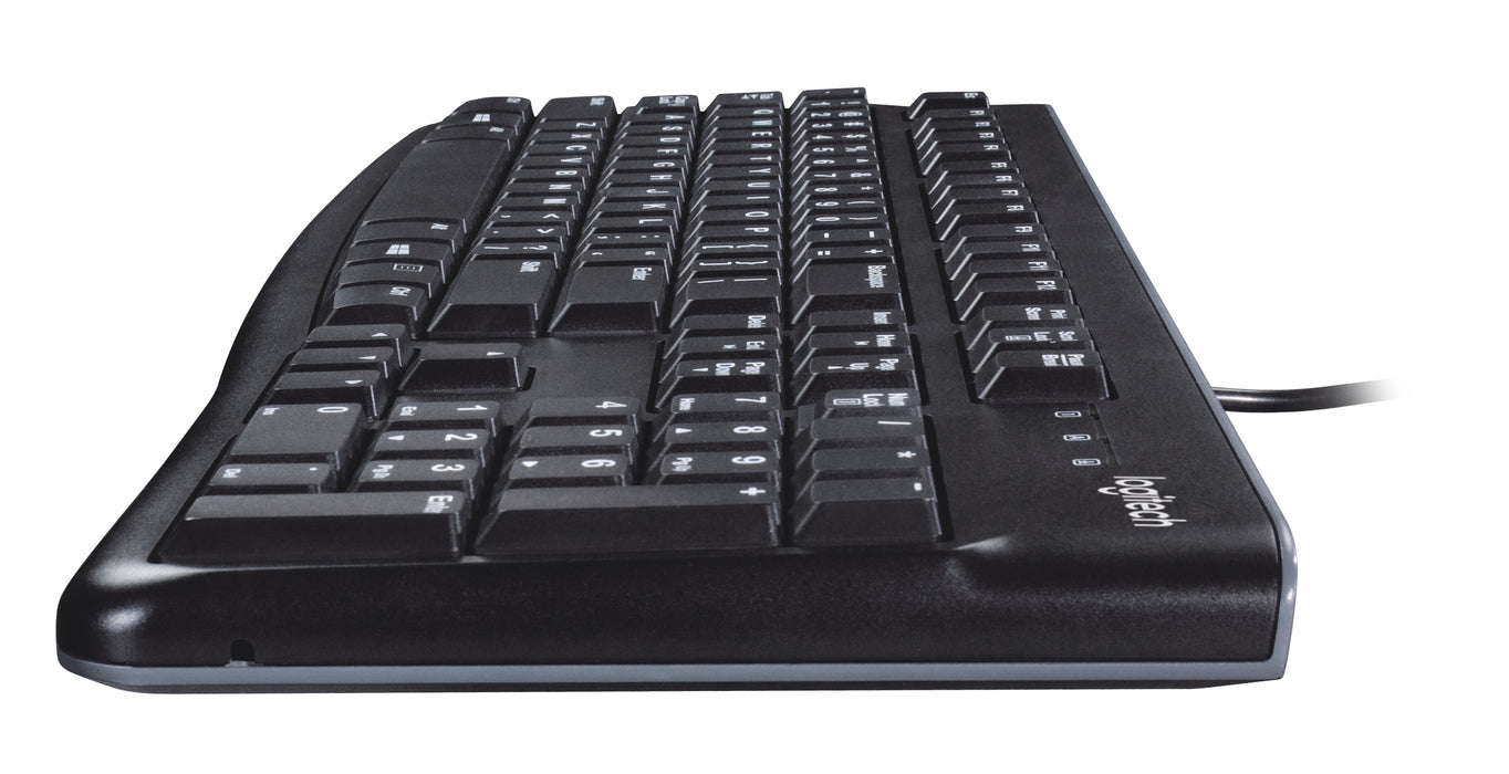 Logitech Keyboard K120 for Business, Full-size (100%), Wired, USB, AZERTY, Black