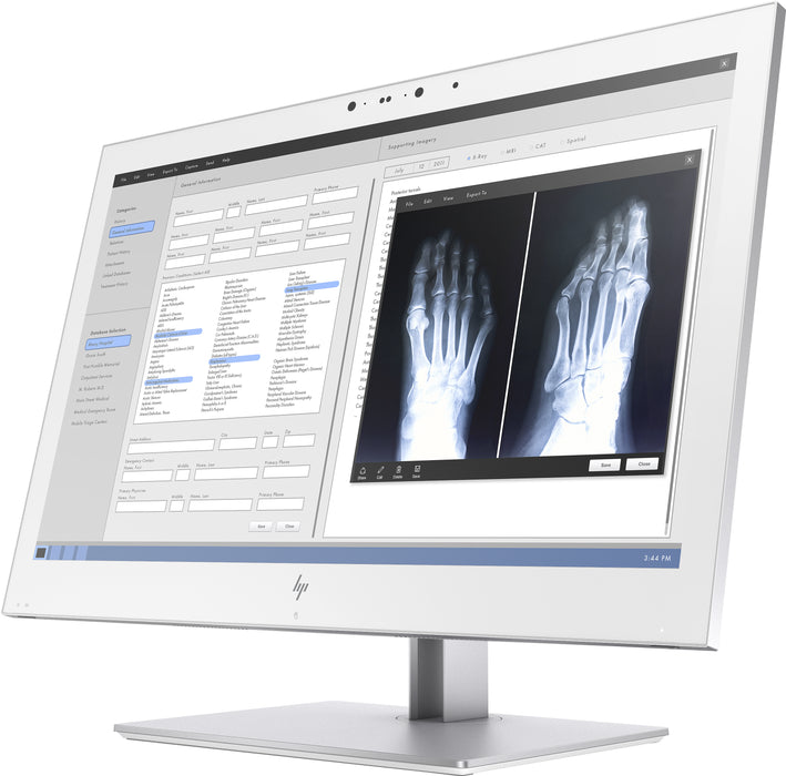 HP Healthcare Edition HC270cr, 68.6 cm (27"), 2560 x 1440 pixels, Quad HD, LED, 12 ms, White