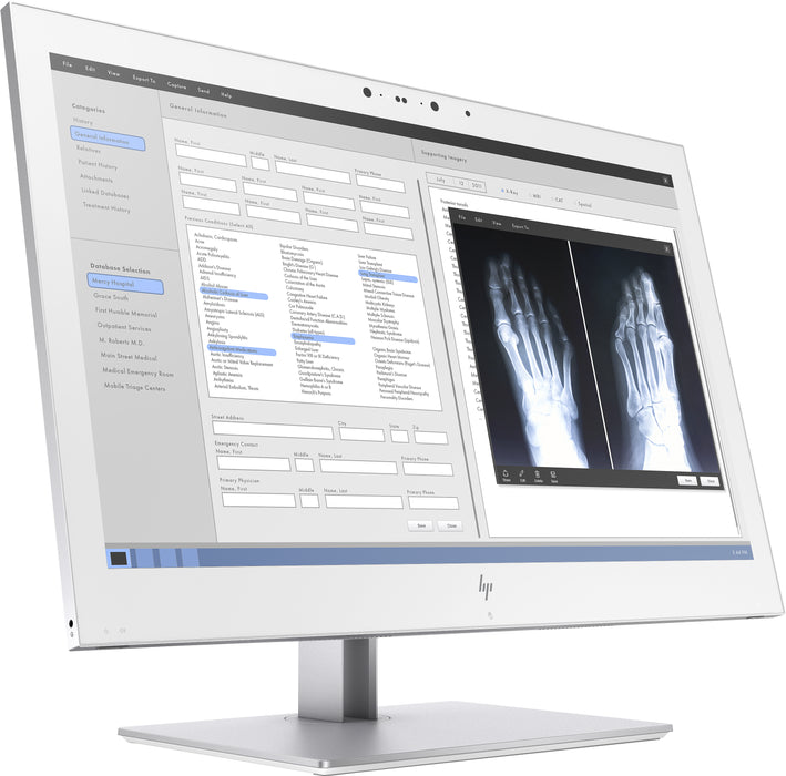 HP Healthcare Edition HC270cr, 68.6 cm (27"), 2560 x 1440 pixels, Quad HD, LED, 12 ms, White