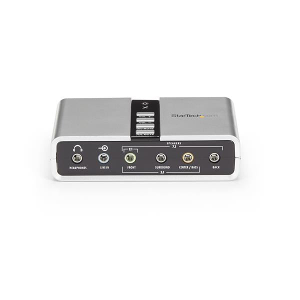 StarTech.com 7.1 USB Audio Adapter External Sound Card with SPDIF Digital Audio, 7.1 channels, 16 bit, USB
