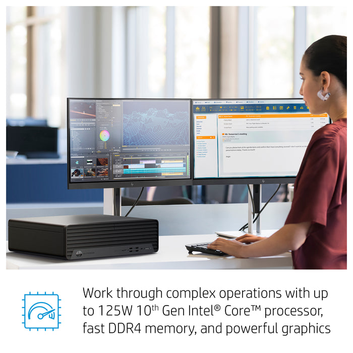 HP EliteDesk 800 G6, 2.9 GHz, Intel® Core™ i7, i7-10700, 16 GB, 512 GB, Windows 10 Pro