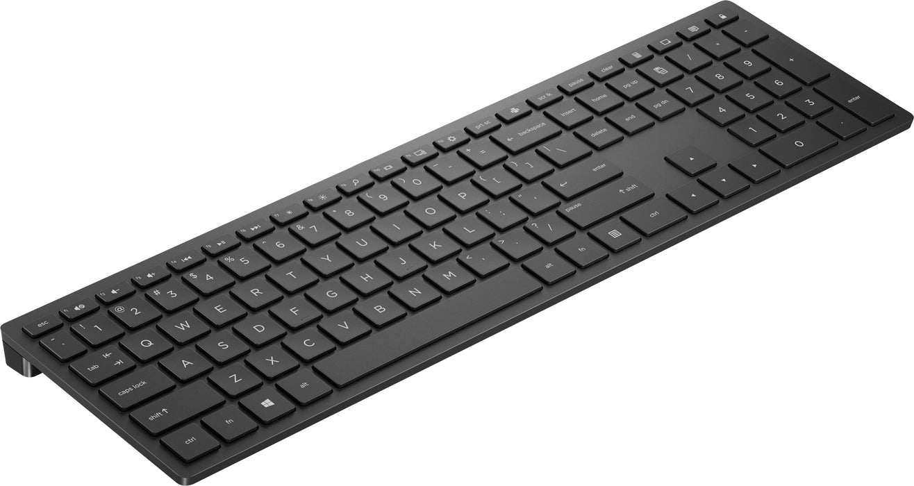 HP Pavilion Wireless Keyboard 600 Black, Full-size (100%), RF Wireless, Black