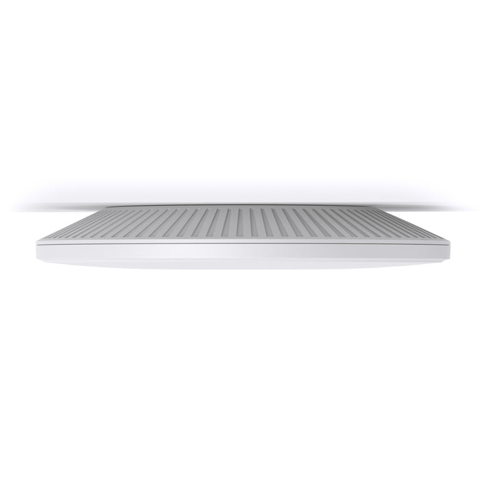 TP-Link Omada AX5400 Ceiling Mount WiFi 6 Access Point, 2.4 GHz, 5 GHz, 5400 Mbit/s, SNMP, SNMPv2, SNMPv3, WPA-Enterprise, WPA-Personal, WPA2-Enterprise, WPA2-Personal, WPA3-Enterprise, 10,100,1000,2500 Mbit/s