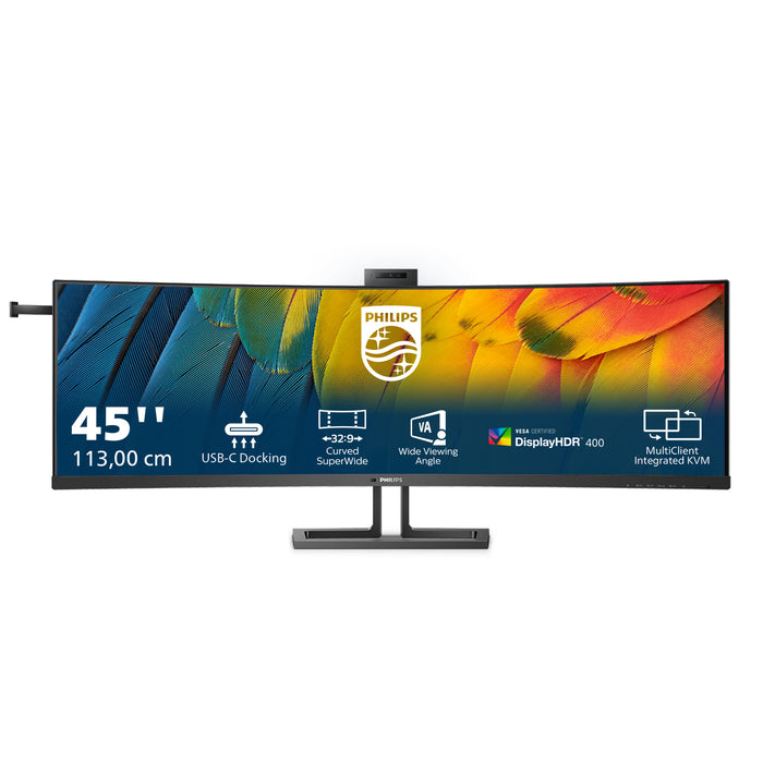 Philips 6000 series 45B1U6900CH/00, 113 cm (44.5"), 5120 x 1440 pixels, UltraWide Dual Quad HD, LED, 4 ms, Black