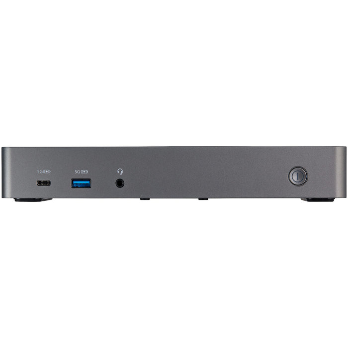 StarTech.com USB-C & USB-A Dock - Hybrid Universal Triple Monitor Laptop Docking Station DisplayPort & HDMI 4K 60Hz - 85W Power Delivery, 6x USB Hub, GbE, Audio - USB 3.1 Gen 2 10Gbps , TAA (DK31C3HDPDUE)