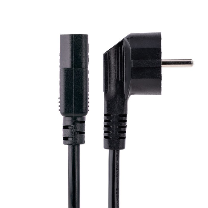 StarTech.com 3m (10ft) Computer Power Cord, 18AWG, EU Schuko to C13 Power Cord, 250V 10A, Black Replacement AC Cord, TV/Monitor Power Cable, Schuko CEE 7/7 to IEC 60320 C13 Power Cord - PC Power Supply Cable, 3 m, CEE7/7, C13 coupler, SVT, 250 V, 10 A