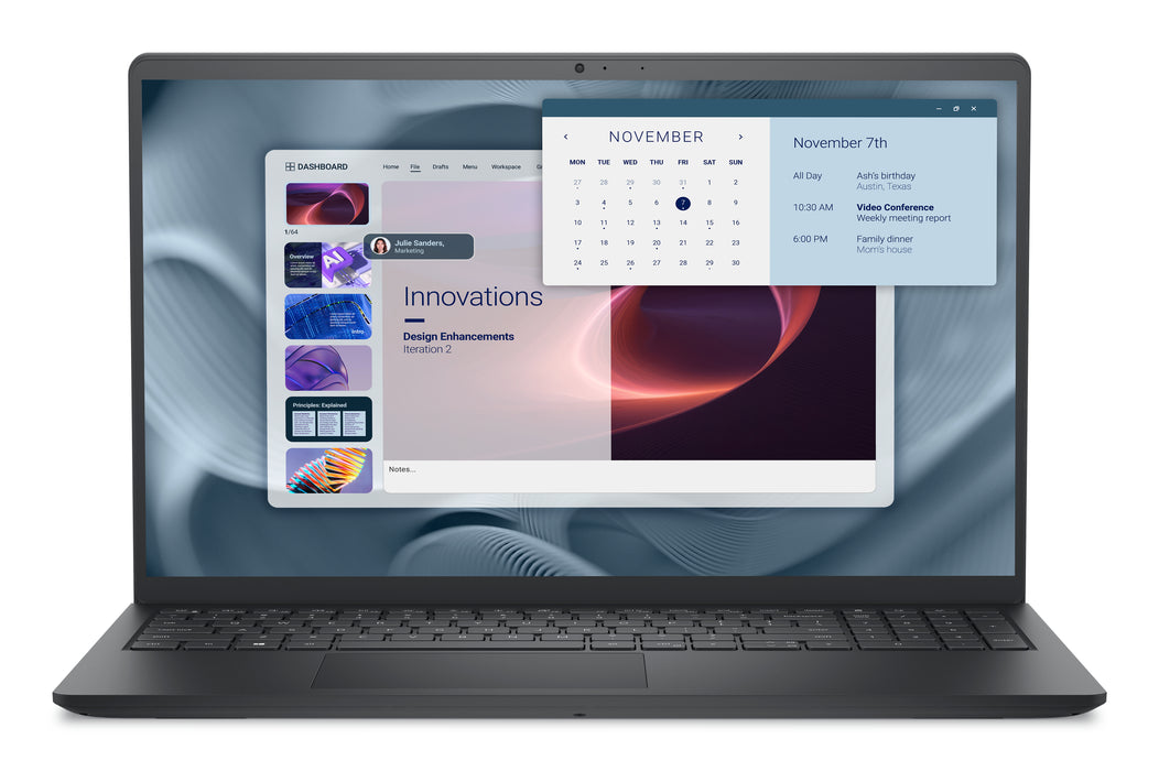 DELL Pro 15 Essential PV15250, Intel® Core™ i7, 39.6 cm (15.6"), 1920 x 1080 pixels, 16 GB, 512 GB, Windows 11 Pro