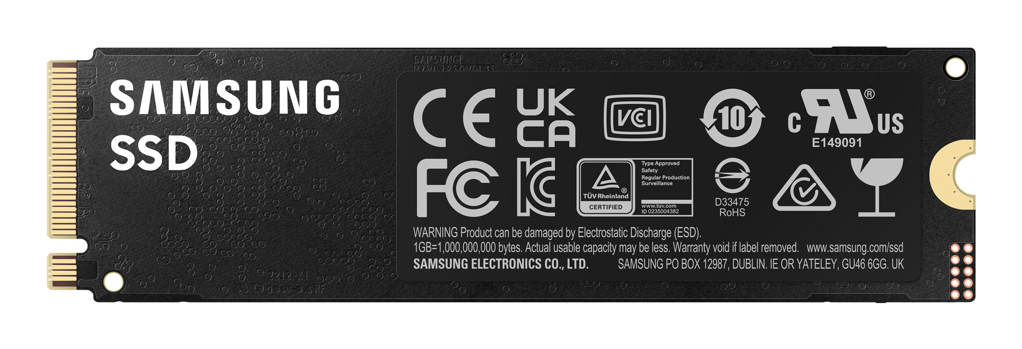 Samsung 990 PRO, 1 TB, M.2, 7450 MB/s