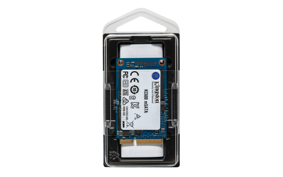 Kingston Technology 256G SSD KC600 SATA3 mSATA, 256 GB, mSATA, 550 MB/s, 6 Gbit/s