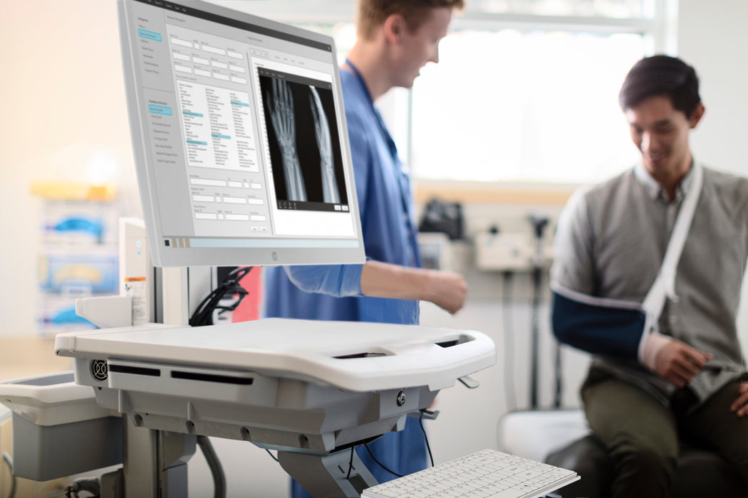 HP Healthcare Edition HC241, 61 cm (24"), 1920 x 1200 pixels, WUXGA, LED, 14 ms, White