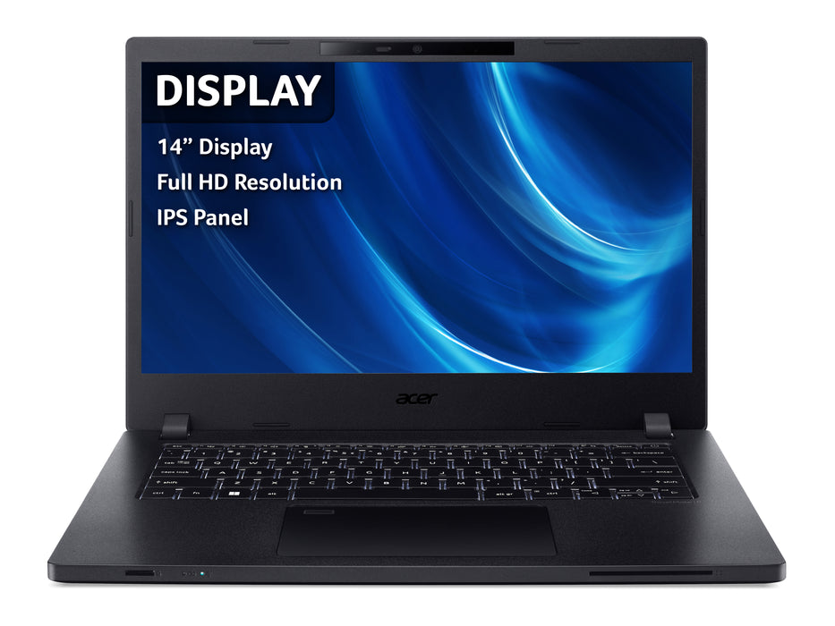 Travelmate P2 TMP214-54 - Intel Core i5-1235U (12MB Cache), 8GB DDR4-SDRAM, 256GB SSD, 35.6 cm (14") Full HD 1920 x 1080, Intel Iris Xe Graphics, LAN, WLAN, Webcam, Windows 11 Home 64-bit
