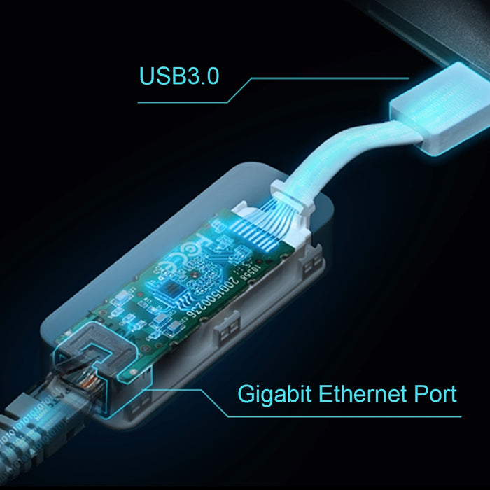 TP-Link UE300, Wired, USB, Ethernet, 1000 Mbit/s, White