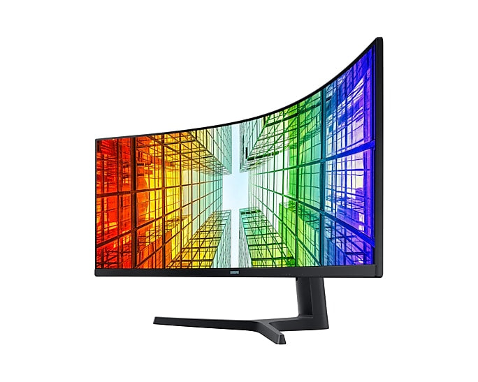 Samsung LS49A950UIPXXU, 124.5 cm (49"), 5120 x 1440 pixels, QLED, 4 ms, Black