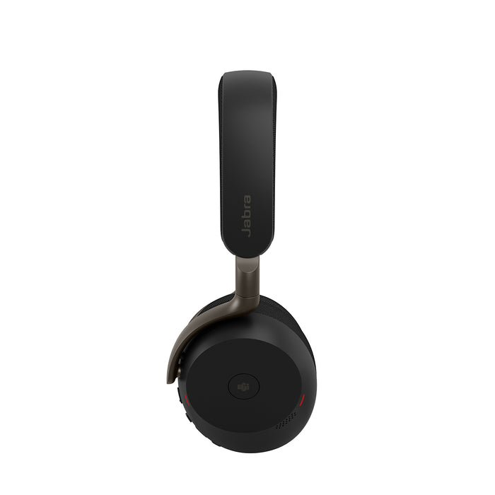 Jabra Evolve3 75 - MS Link390a - Black, Wired & Wireless, 20 - 20000 Hz, 180 g, Headset, Black