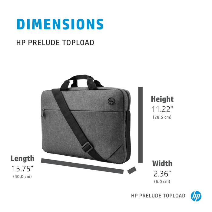 HP Prelude 15.6-inch Topload, Toploader bag, 39.6 cm (15.6"), 300 g