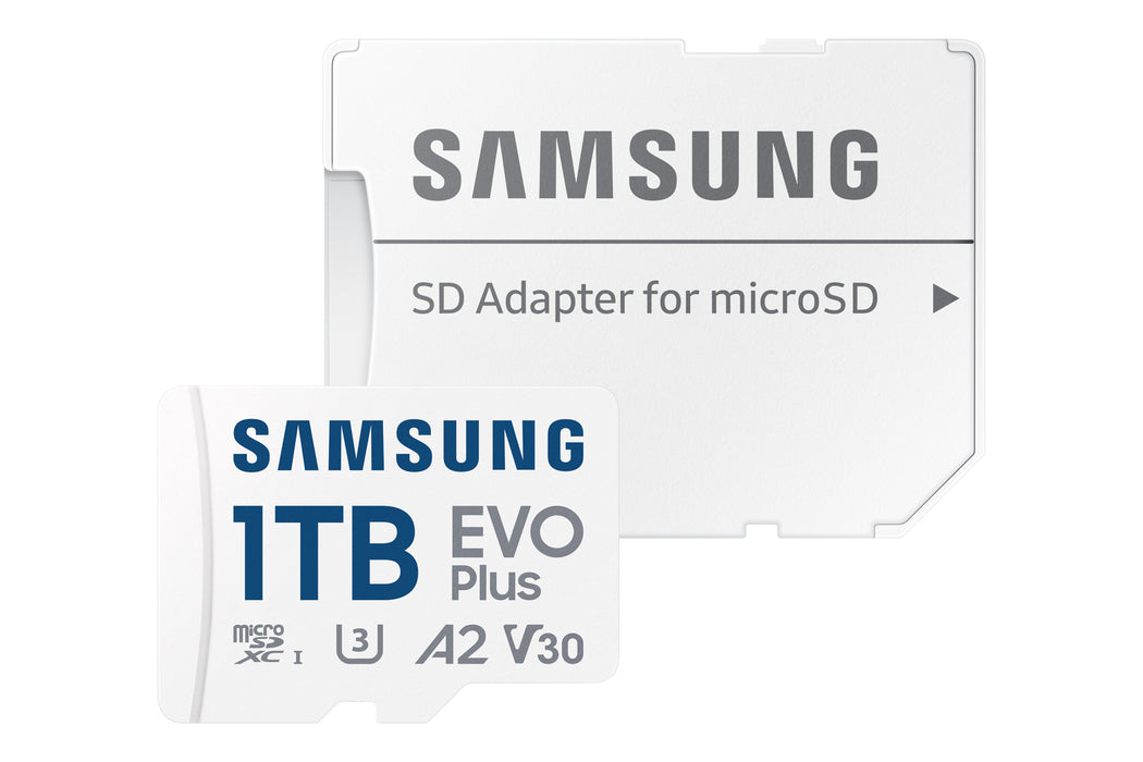 Samsung MB-MC1T0S, 1 TB, MicroSDXC, UHS-I, 160 MB/s, 160 MB/s, Class 3 (U3)