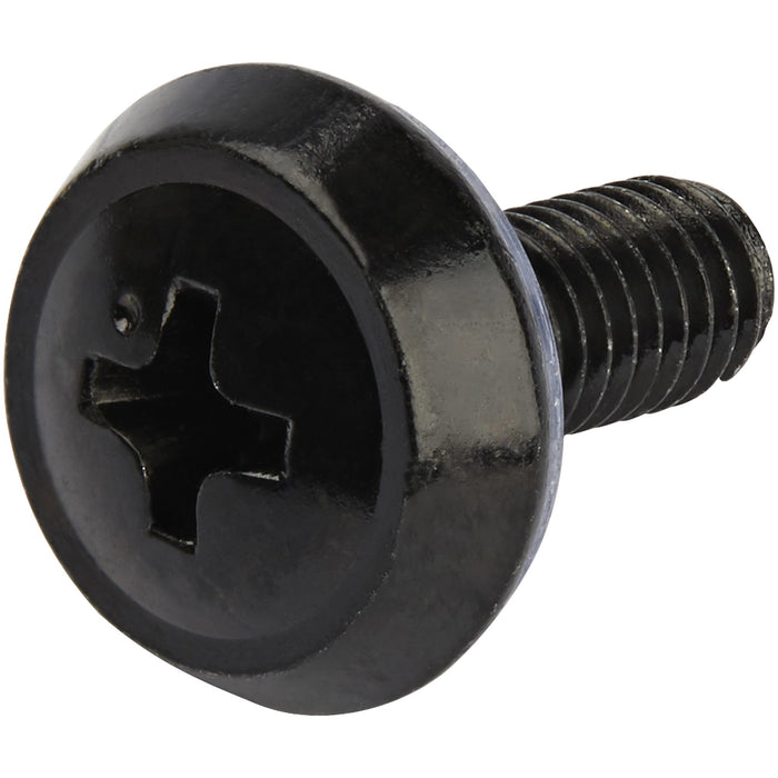 StarTech.com 50-Pack 10-32 12mm Screws, Washers and Square Hole Cage Nuts with Installation Tool, Hardware Mounting Kit for 19" or 10" Server Racks, Cabinets and Enclosures, Black - TAA, Bolts & nuts, Steel, Pan head, Black, TAA, CE, REACH, RoHS, 15.9 mm