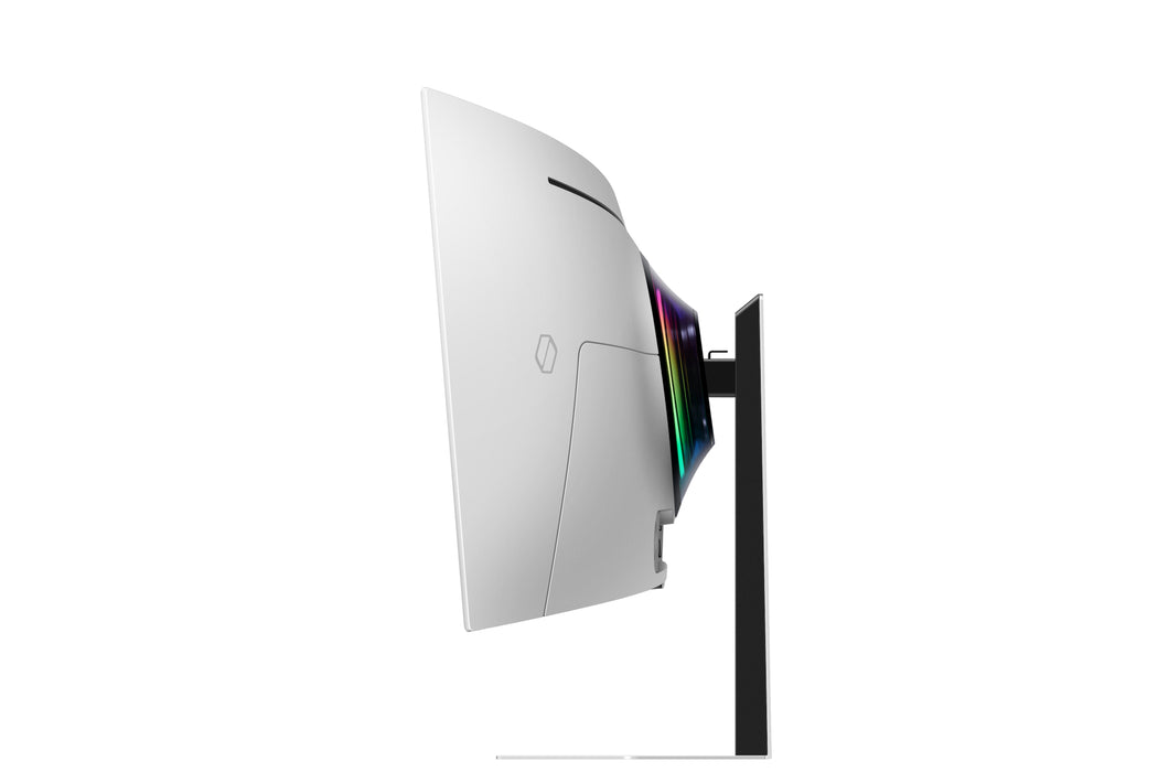 Samsung 49" Odyssey OLED G95SD DQHD, 240Hz Smart Gaming Monitor, 124.5 cm (49"), 5120 x 1440 pixels, Dual QHD, OLED, 0.03 ms, Silver