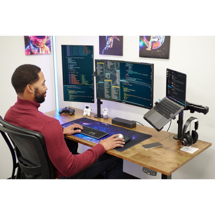 Kensington KB535 EQ Rechargeable Multi-Device Keyboard, Full-size (100%), Wireless, RF Wireless + Bluetooth, Scissor key switch, Grey