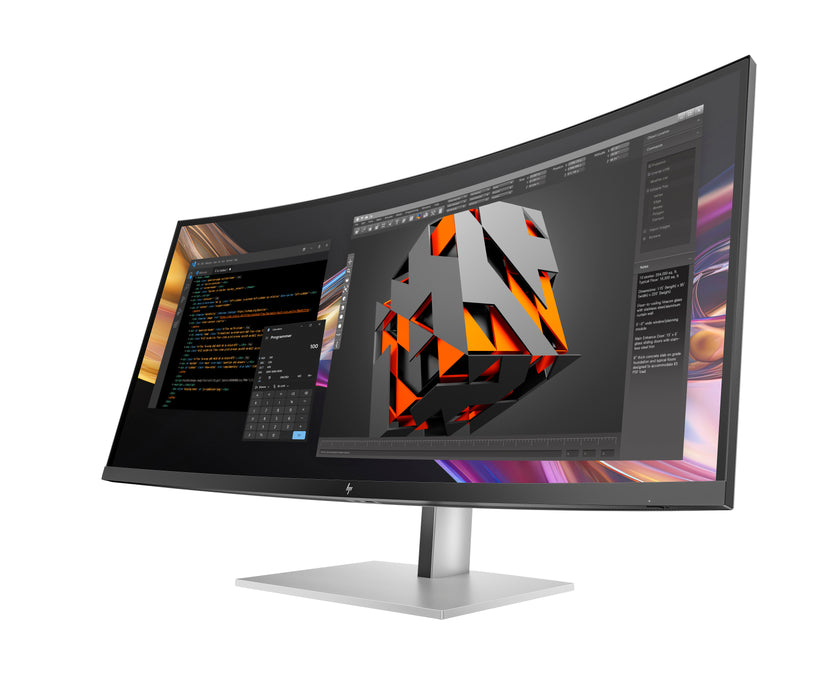 HP Series 7 Pro 37.5 inch WQHD+ Thunderbolt 4 Monitor - 738pu, 95.2 cm (37.5"), 3840 x 1600 pixels, Wide Quad HD+, LCD, 5 ms, Black