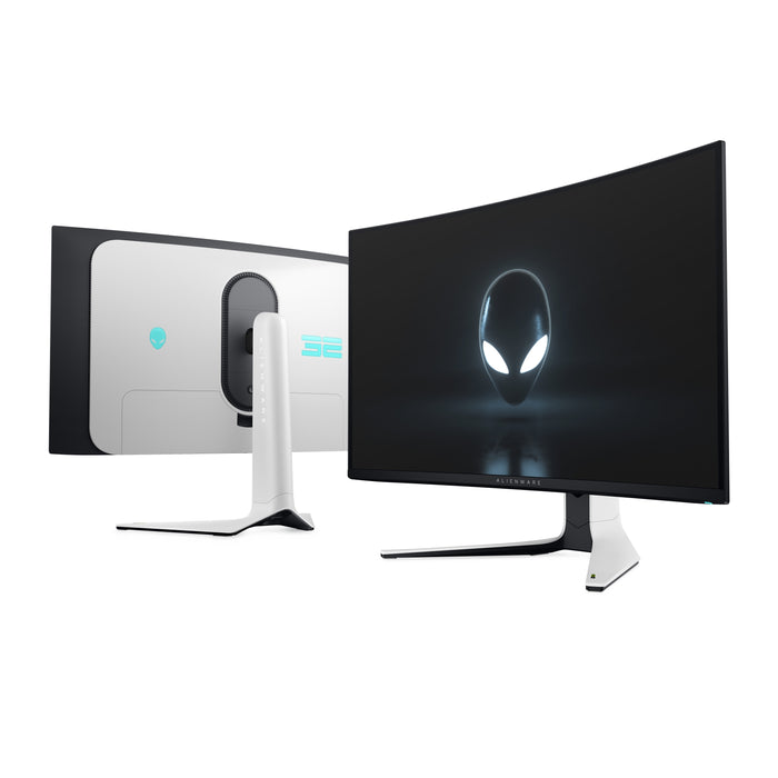 Alienware AW3225QF, 81.3 cm (32"), 3840 x 2160 pixels, 4K Ultra HD, QD-OLED, 0.03 ms, Black, White