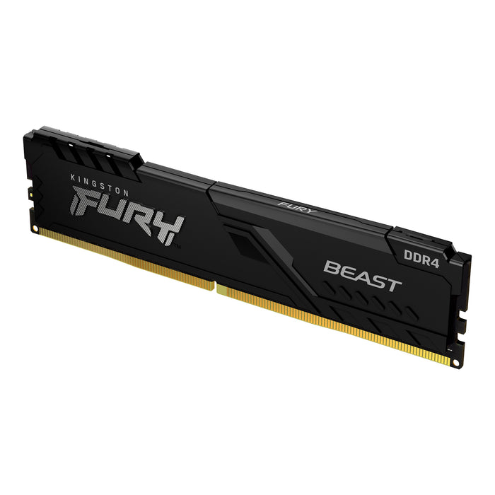 Kingston Technology FURY Beast 32GB 3200MT/s DDR4 CL16 DIMM (Kit of 2) Black, 32 GB, 2 x 16 GB, DDR4, 288-pin DIMM