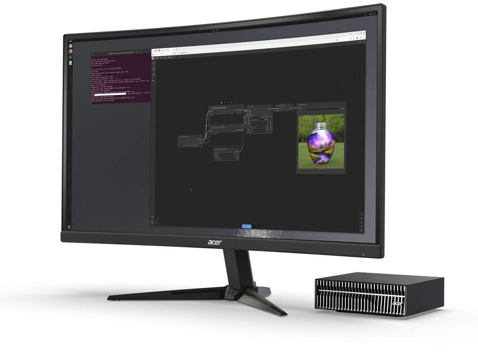Acer Veriton VGN100, GB10, 128 GB, LPDDR5x-SDRAM, 4 TB, DGX OS, 64-bit