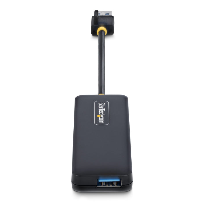 StarTech 4-Port USB-A Hub, USB 3.0 (5Gbps) Data Transfer, Bus Powered, Travel Mini Hub, Portable Multi-Port USB Splitter, Windows PC, MacBook, iMac, Chromebook, Surface and More