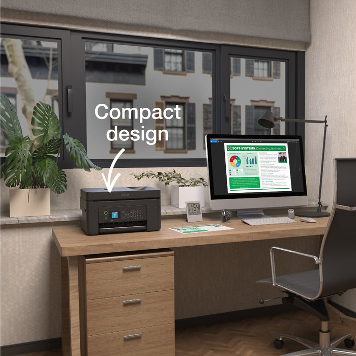Epson WorkForce WF-2930DWF, Inkjet, Colour printing, 5760 x 1440 DPI, A4, Direct printing, Black