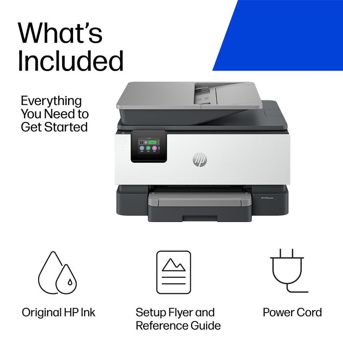 HP OfficeJet Pro 9125 Wireless Color Printer, Thermal inkjet, Colour printing, 4800 x 1200 DPI, Colour copying, A4, Direct printing