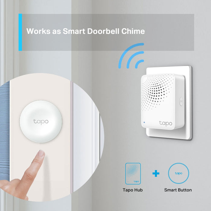 TP-Link Tapo Smart IoT Hub with Chime, White, IoT Hub