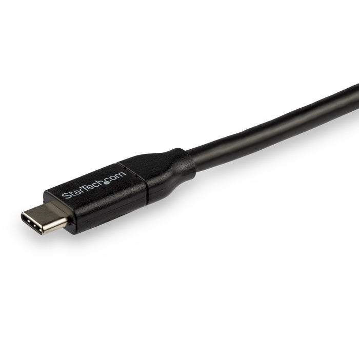StarTech.com 10ft (3m) USB-C Fast Charging Cable, Charge & Sync, 100W (5A) PD, USB 2.0, USB-IF Certified - USB C Charging Cord, 3 m, USB C, USB C, USB 2.0, 0.48 Gbit/s, Black