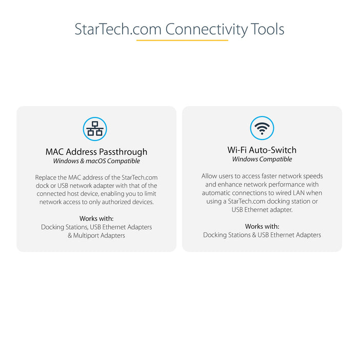 StarTech.com USB 2.0 to 10/100 Mbps Ethernet Network Adapter Dongle, Wired, USB, Ethernet, 200 Mbit/s, Black