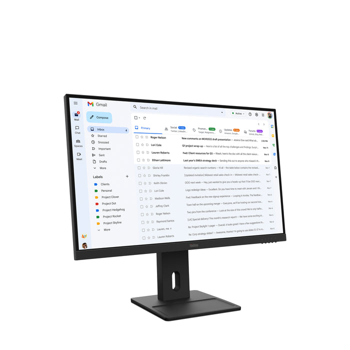 Lenovo ThinkVision E27-40, 68.6 cm (27"), 1920 x 1080 pixels, Full HD, LCD, 6 ms, Black