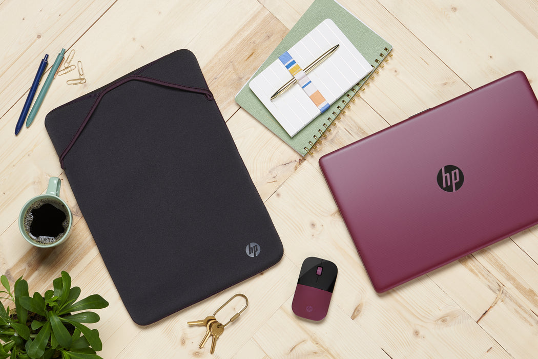 HP Reversible Protective 15.6-inch Mauve Laptop Sleeve, Sleeve case, 39.6 cm (15.6"), 190 g